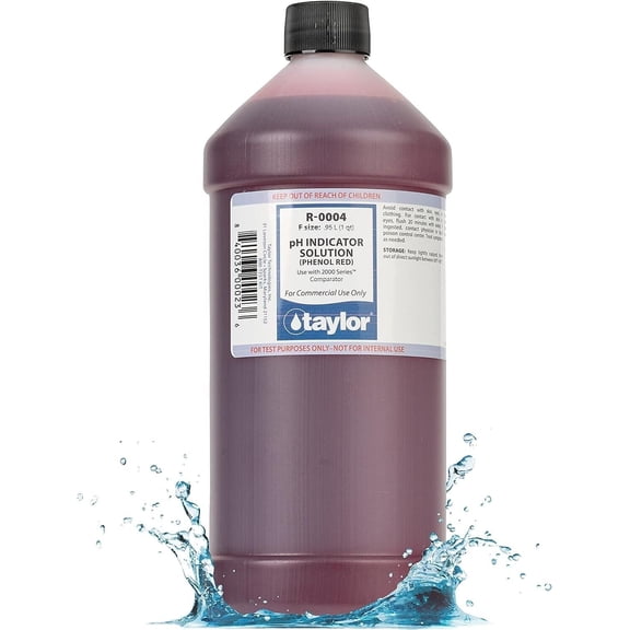 Taylor R-0004-F pH Indicator #4 Solution Bottle - 1 Quart