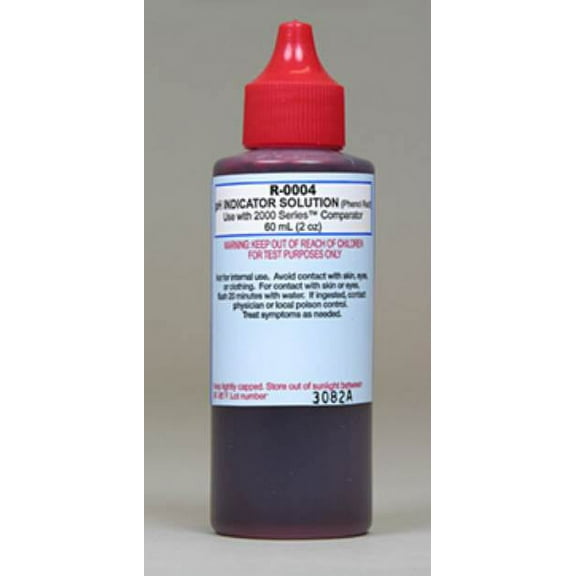 Taylor R-0004 Swimming Pool Test Kit Reagent #4 2 Oz pH Indicator Phenol Red