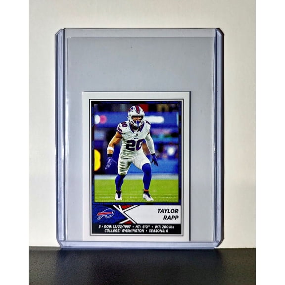 Taylor Rapp 2024 Panini NFL Sticker #55 Buffalo Bills