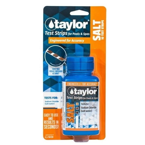 Taylor S-1341 Salt Test Strips (10 foiled/bottle)