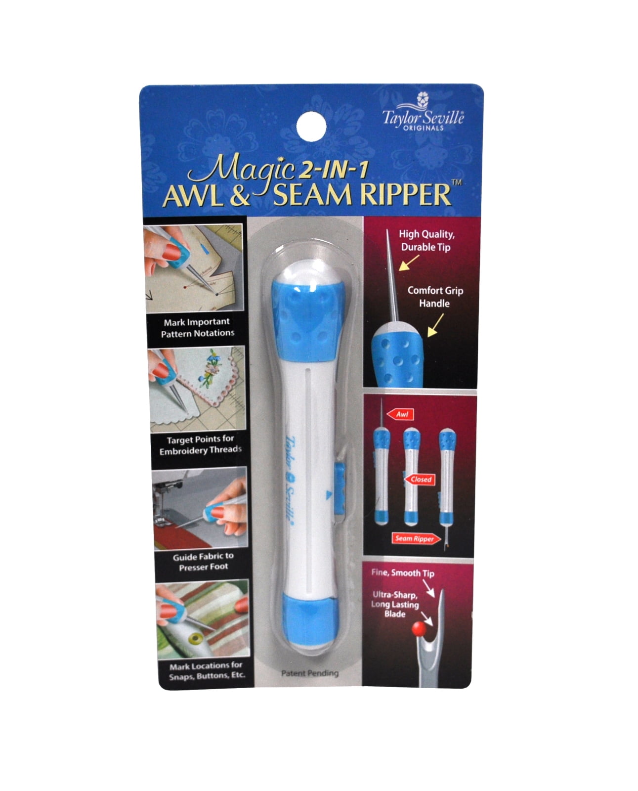 Taylor Seville Magic 2-In-1 Awl and Seam Ripper