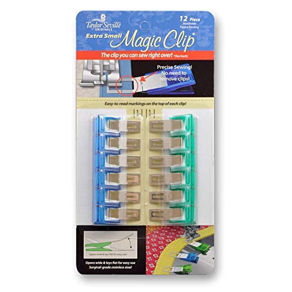 Taylor Seville Magic Clips 12/Pkg-Extra Small