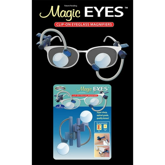Taylor Seville Magic Eyes Clip-On Eyeglass Magnfrs