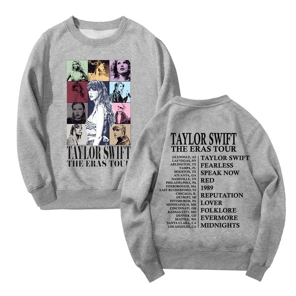 Taylor Sweatshirts The Eras Tour Merch Sweatshirt Crewneck Long