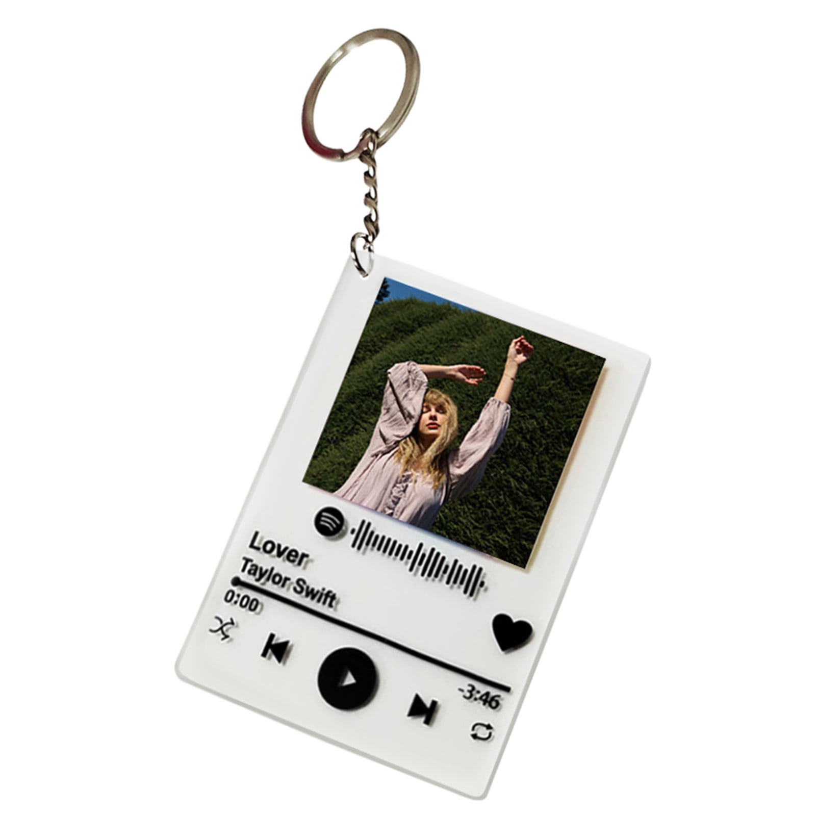 Star Taylor Swift Pendant Keychain Fashion Idol Fans Collect Stainless  Steel Heart Pendant Key Ring TS Key Holder for Men Women - AliExpress