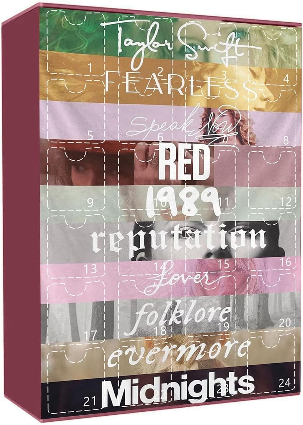 Taylor Swift Advent Calendar 2024, 24 Days Christmas Vacation Advent