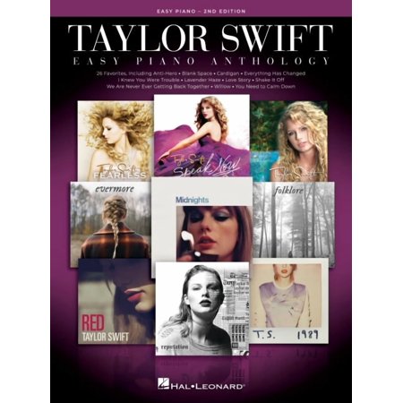 Taylor Swift Easy Piano Anthology - 2nd Edition: Easy-Level Song Arrangements with Lyrics, (Paperback)