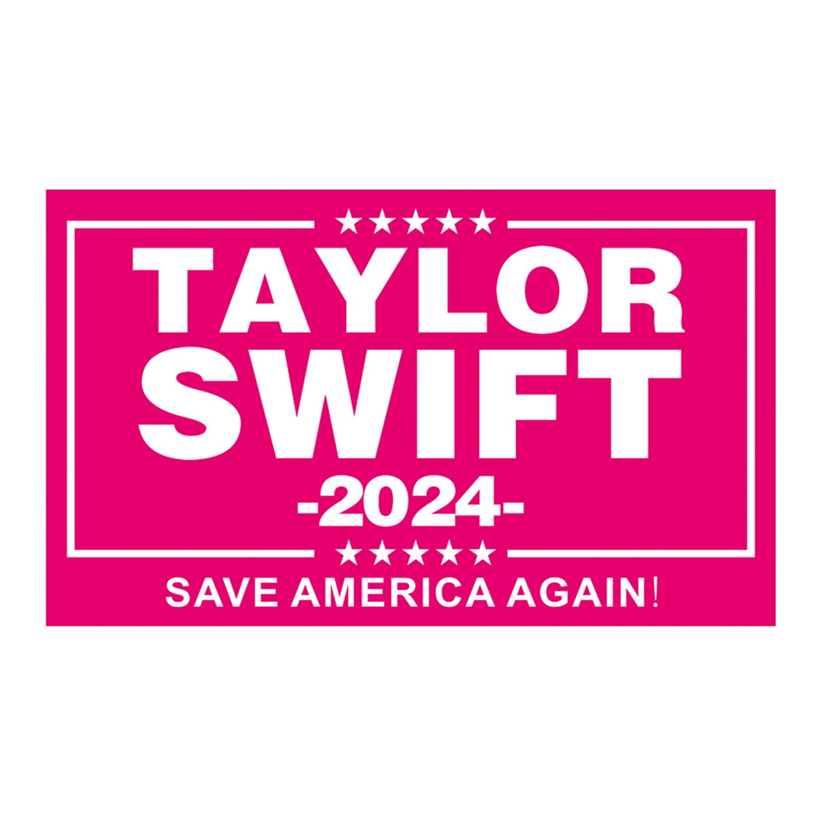 Taylor Swift the Eras Tour Support Taylor 2024 Flag 3x5 ft Pink