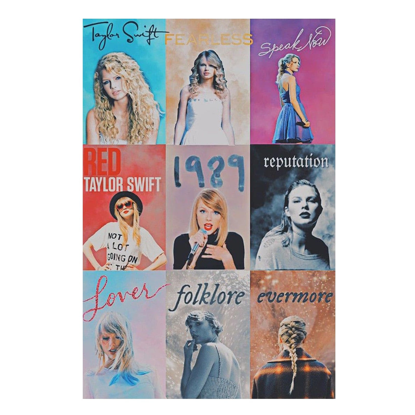 Taylor Swift the Eras Tour Support - Taylor Music Swift Album Poster The  Cover Signed Limited Poster Canvas Wall Art Room Aesthetics for Girl and  Boy Teens Dorm Decor - Unframed 