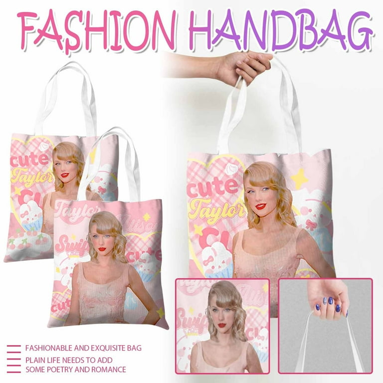 TS Swiftie Taylor Album Makeup Bag Tote Bag Inspired Merch Enjoy Sing Song Cosmetic Bag Singer Merchandise TS Fans Music Lover Gift (Tote Bag),Taylor Swift Fan