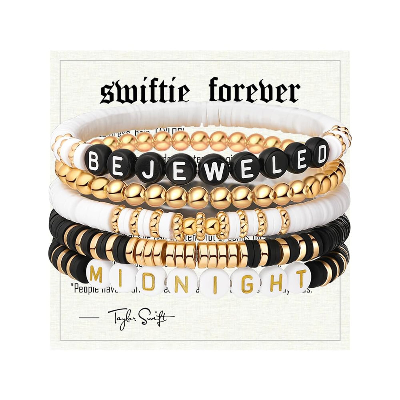 Fearless Swiftie Clay Friendship Bracelet 