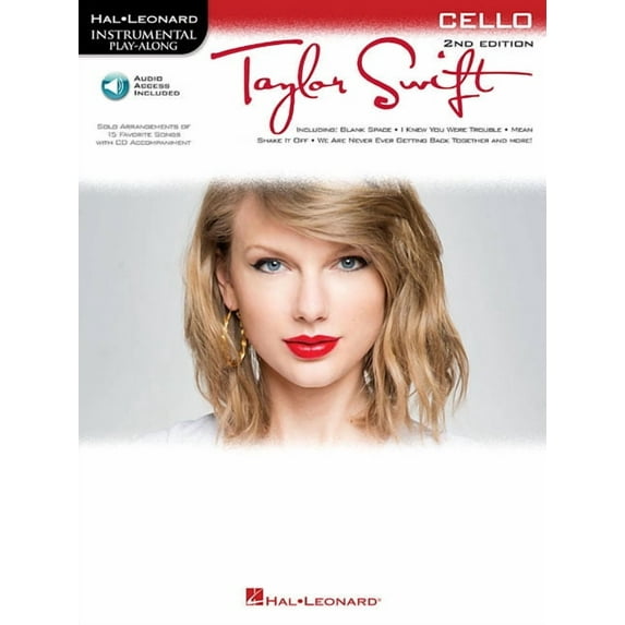 Taylor Swift Instrumental Play-Along for Cello (Book/Online Audio), (Paperback)