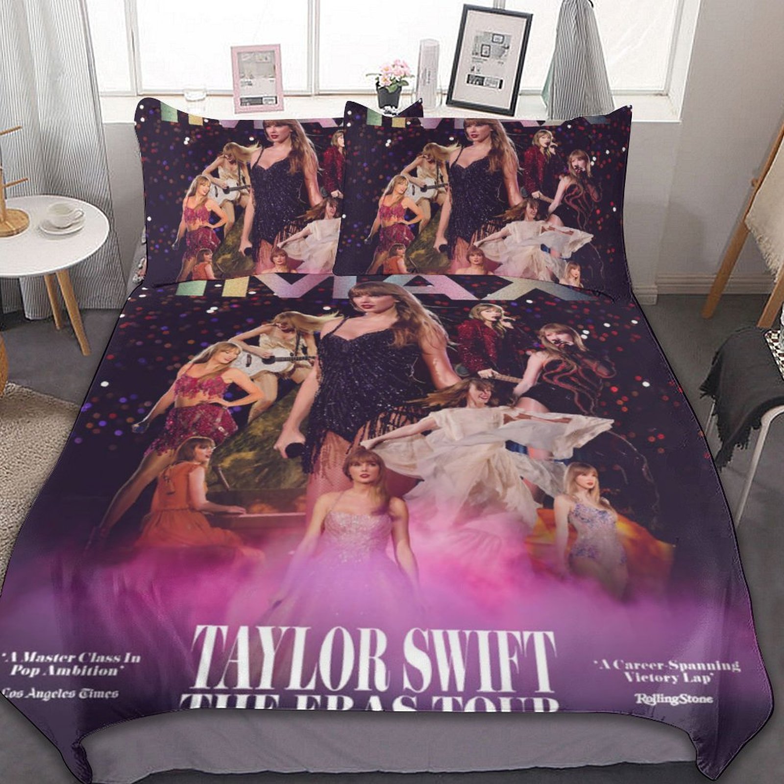 Taylor Swift Lover Eras Tour 3 Pieces Bedding Sets Soft Comforter Sets