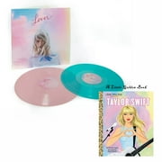 Taylor Swift - Lover Exclusive Pink/Blue 2x LP Colored Vinyl And A Little Golden Book Biography Bundle Pack