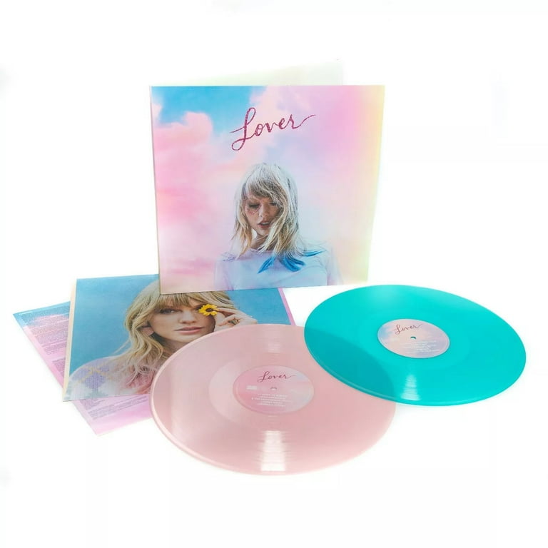 テイラー・スウィフト「ラヴァー」〈輸入盤（2 Coloured Vinyl）〉 Taylor Swift Lover [LIMITED EDITION PINK & BLUE VINYL] - Walmart.com