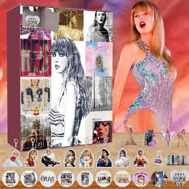 Taylor Swift Merch 24 Pieces Taylor Swift Advent Calendar 2023