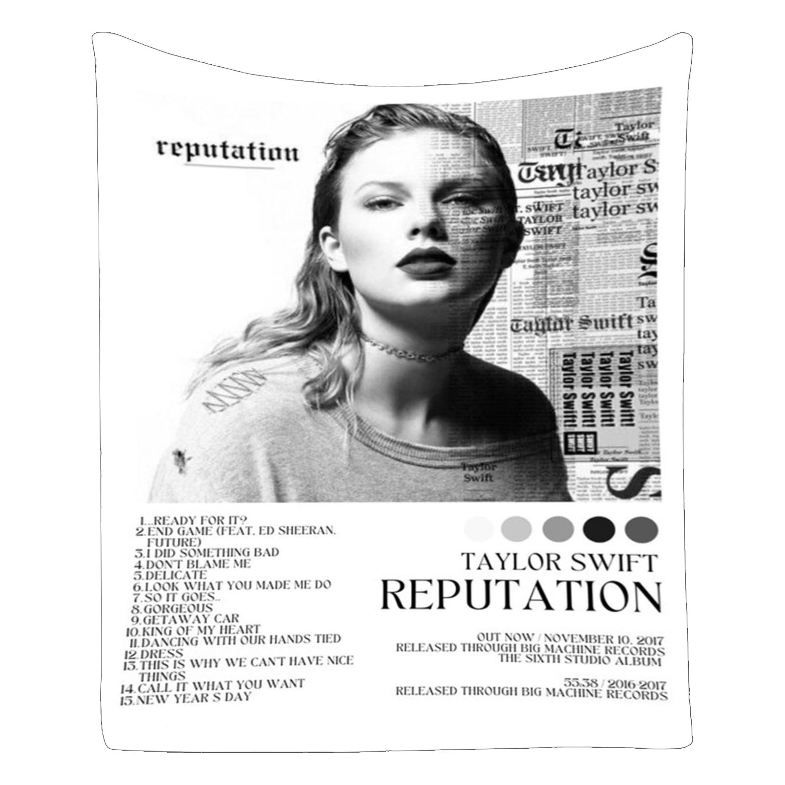 Taylor Swift Merch: Taylor Girls Pop Singers Music Album Cover Throw ...