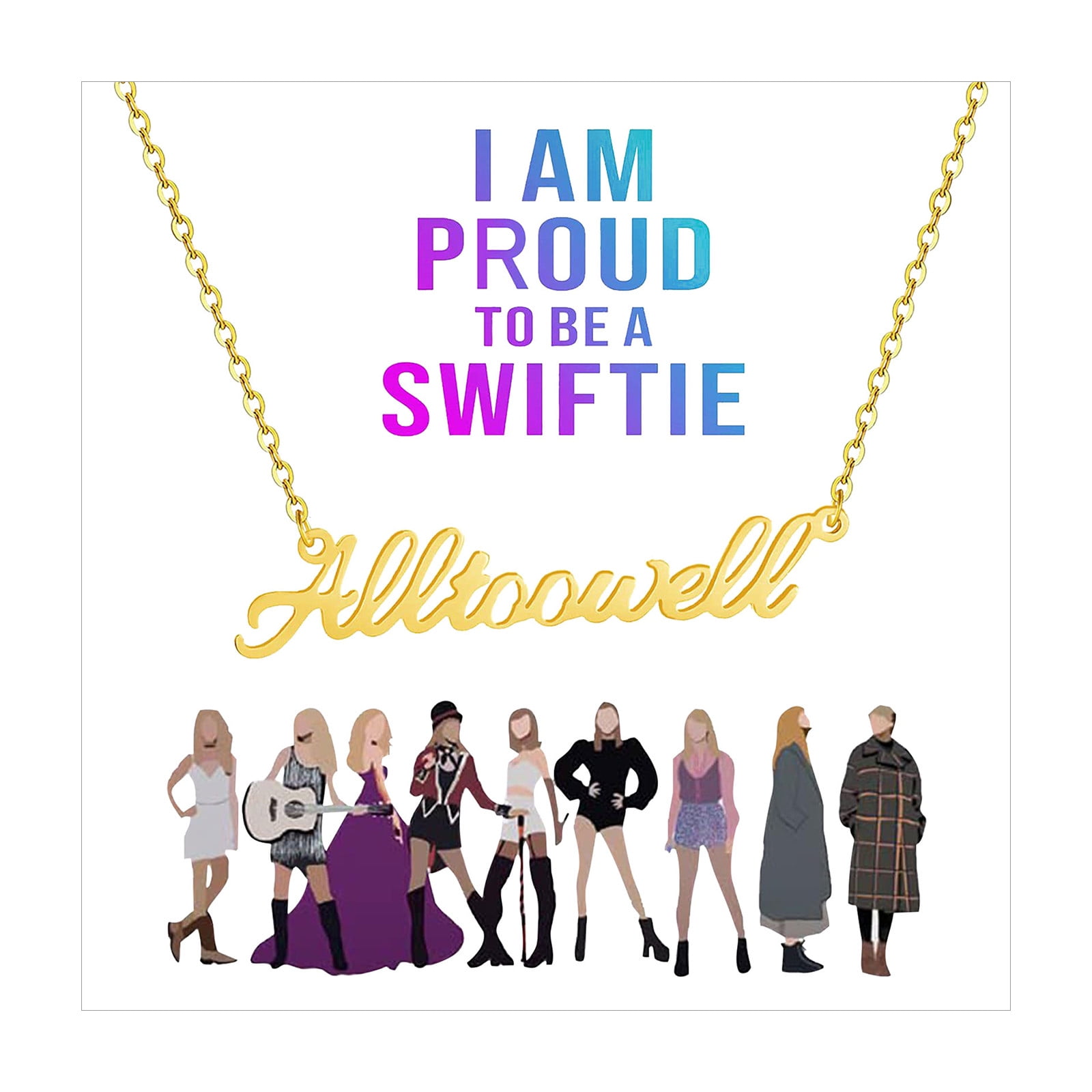 Taylor Swift Merch Necklace TS Album Song Title Women Inspired Music Lover Singer Fans Gifts Gold e7d66e26 82a1 4fd0 946e 012fcce02cc4.26ff8da81cb3d87944d503ca568d1c7e