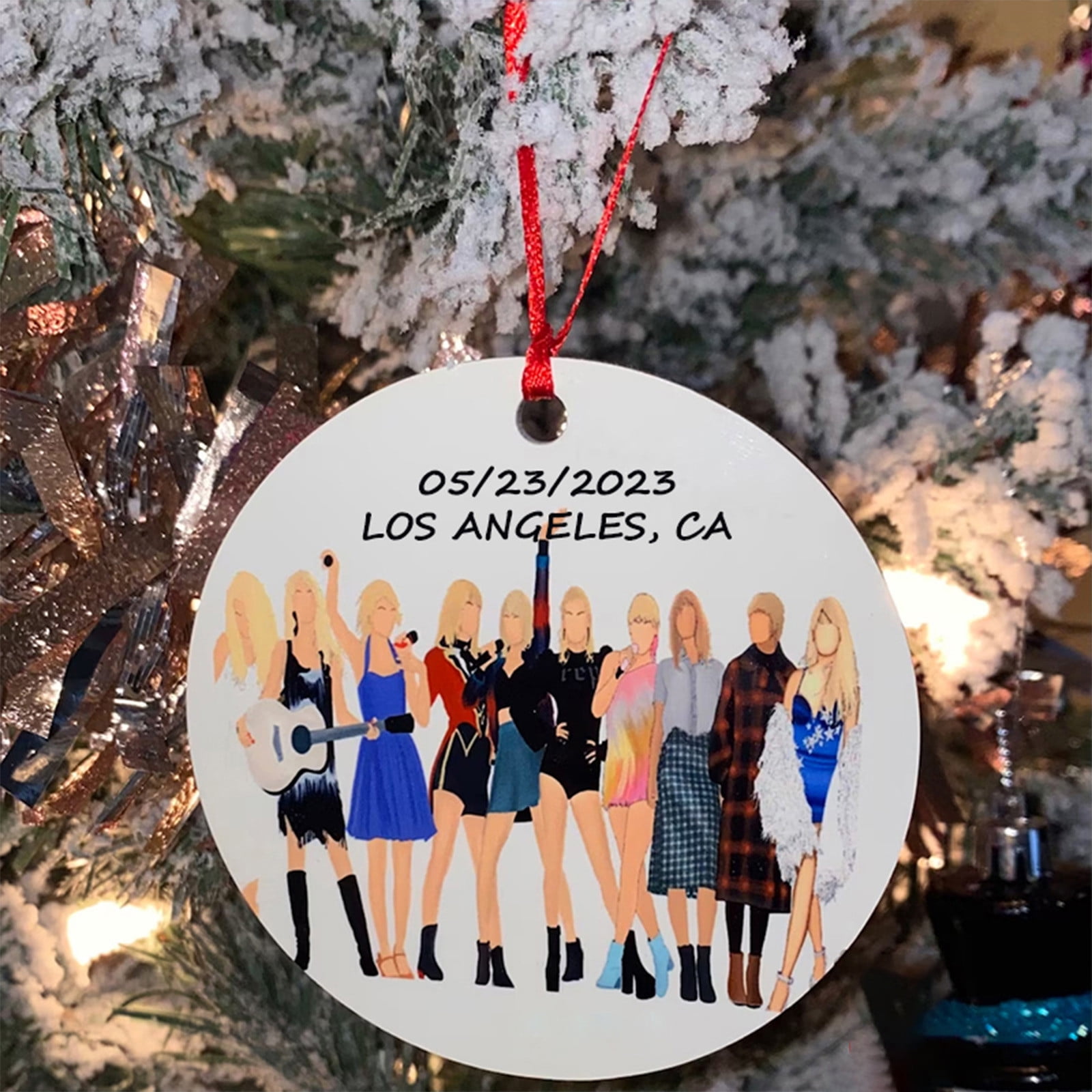 Taylor Swift Merch: Taylor Swift Ornament, Christmas Tree Ornaments,  Acrylic Hanging Xmas Tree Decoration Home Car Backpack Pendant Gift for  Kids,Taylor Swift Christmas Ornament 
