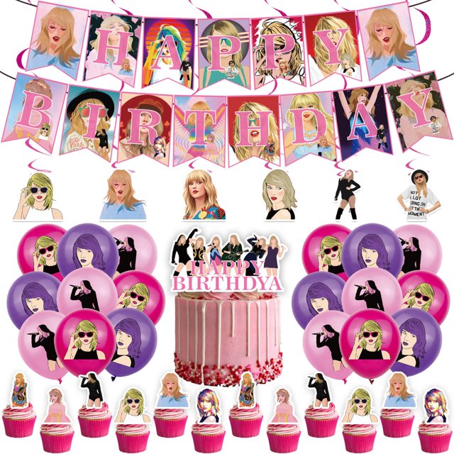 Taylor Swift Merch Taylor Swift Party Decorations Singer Birthday