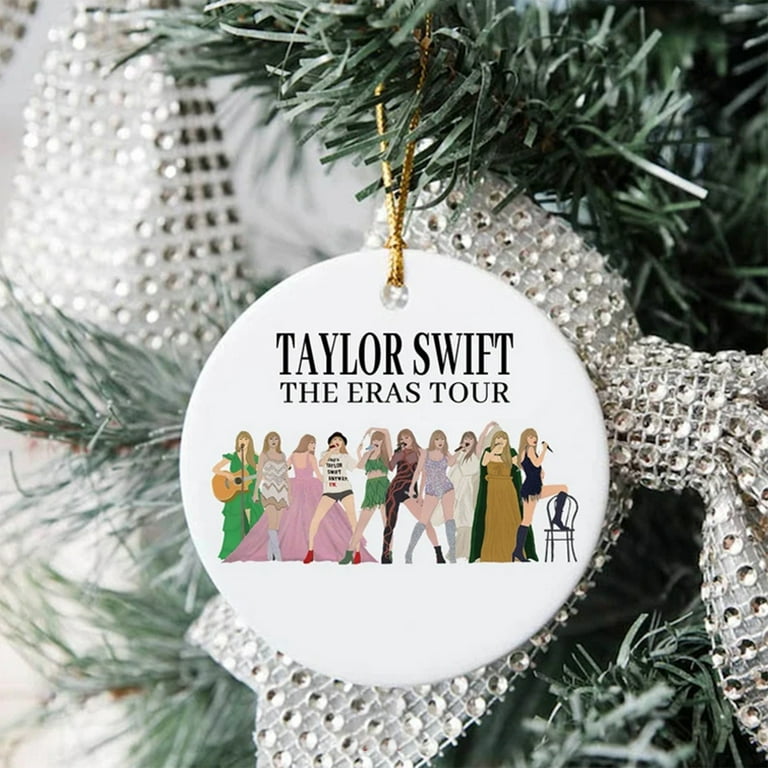 Taylor Swift Merch: Taylor Swift Ornament, Christmas Tree Ornaments,  Acrylic Hanging Xmas Tree Decoration Home Car Backpack Pendant Gift For Kids