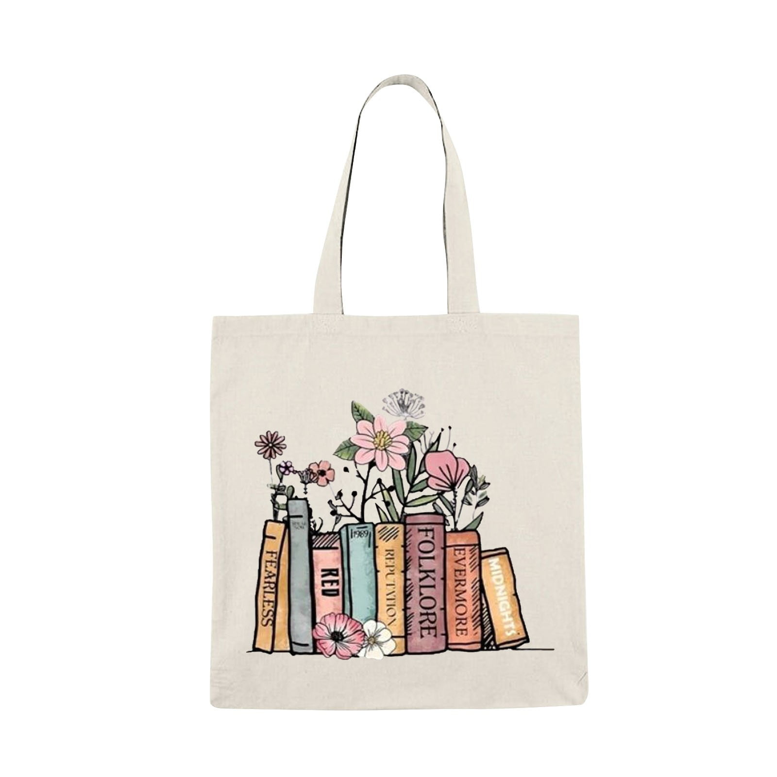 Taylor Swift Merch Taylor Swift Tote Bag Linen Canvas Tote Bag Swiftie Music Lover Gifts Tote