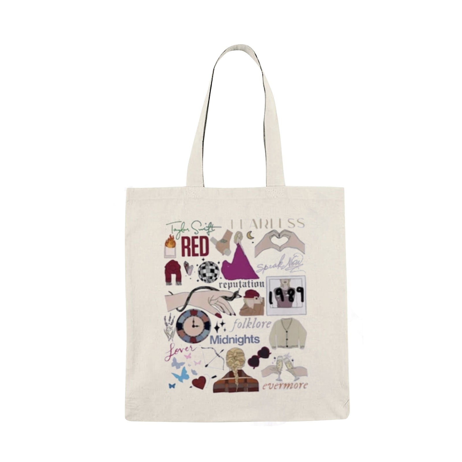 Taylor Swift Merch | Taylor Swift Tote Bag Linen Canvas Tote Bag ...