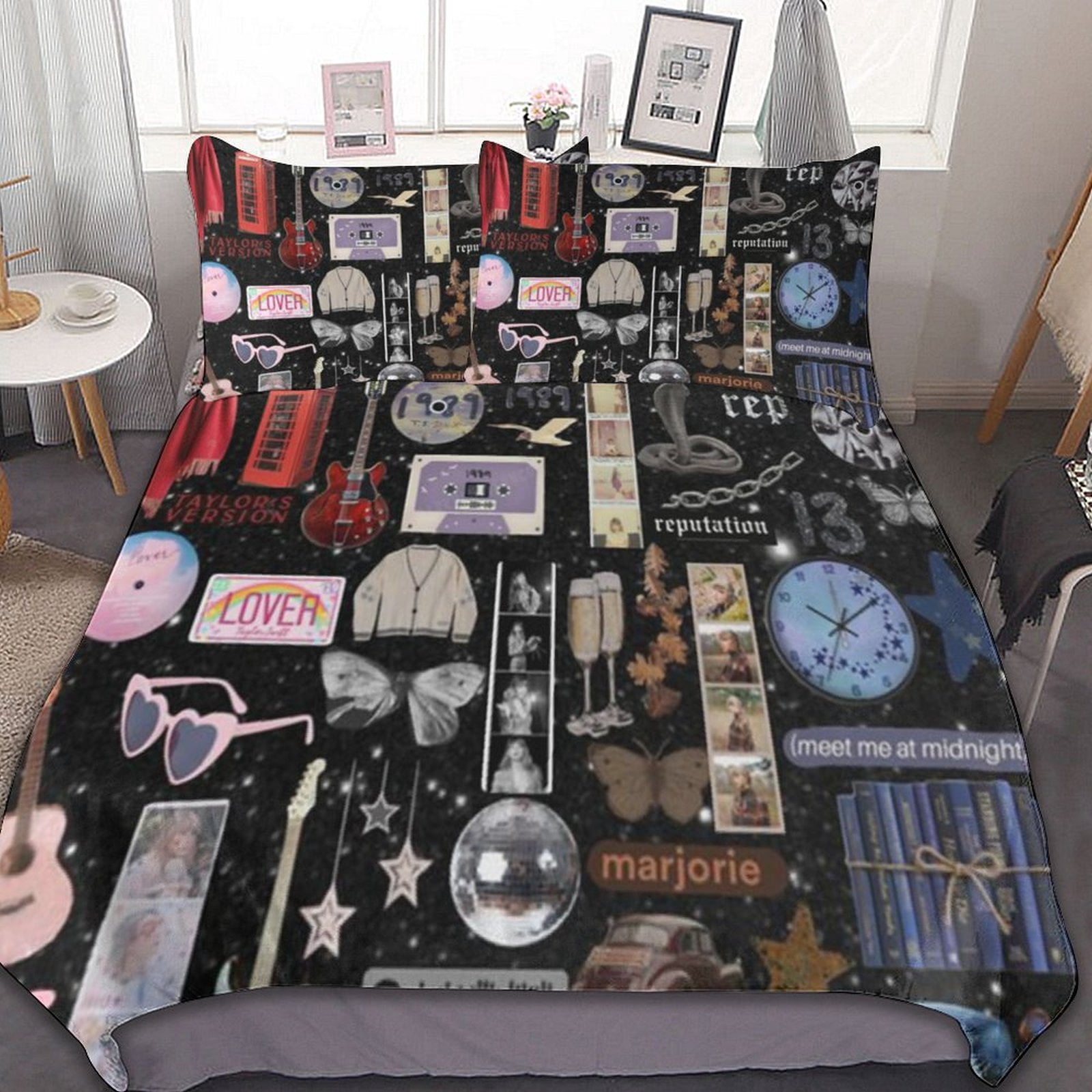 Taylor Swift Music 3 Pieces Bedding Sets Soft Comforter Sets Decor