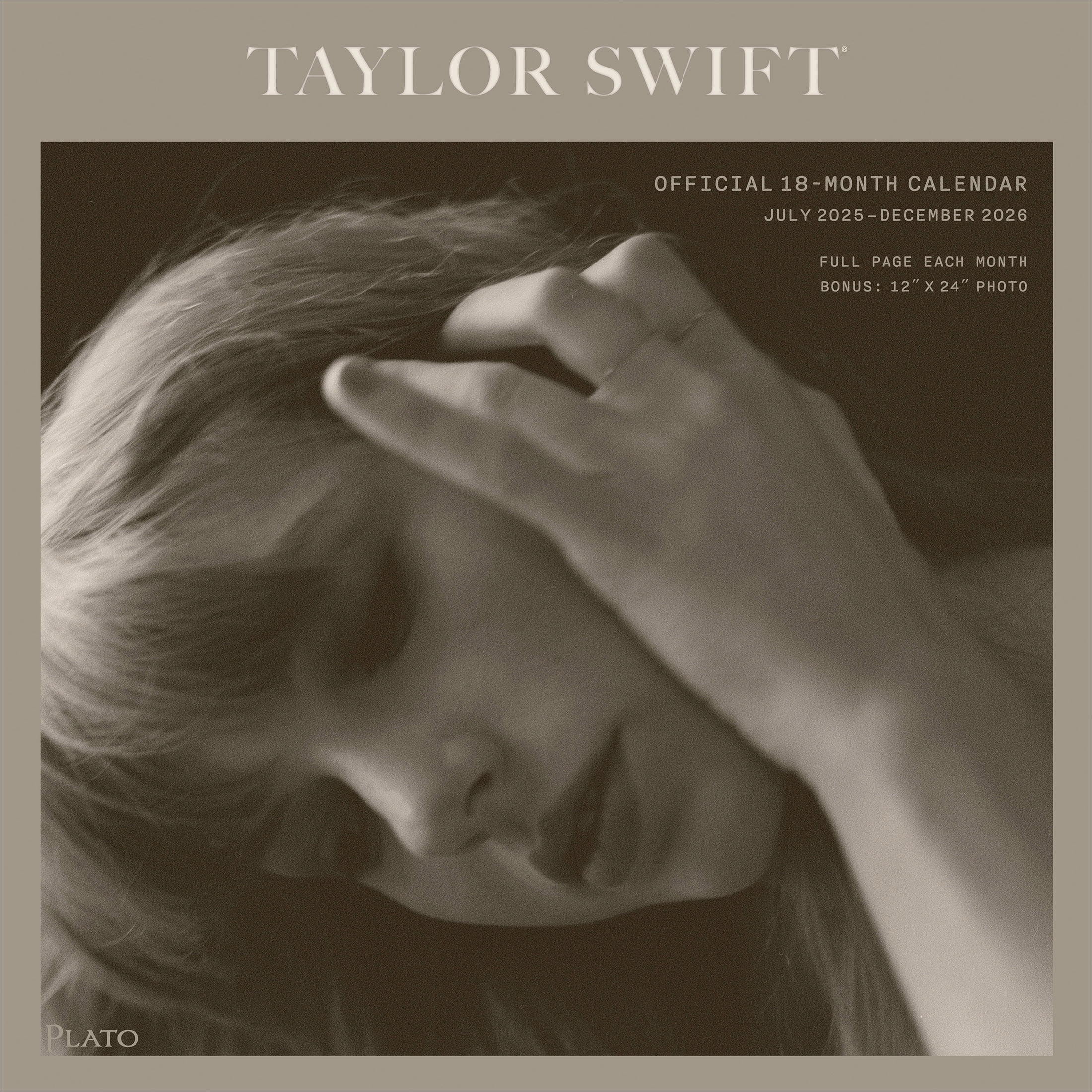 Taylor Swift OFFICIAL | 2026 12x24" (Hanging) 18 Months Wall Calendar | July 2025-Dec 2026