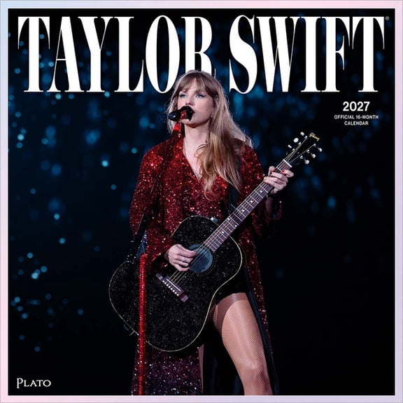 Taylor Swift Official 2027 12 X 24 Inch (Hanging) Monthly Square Wall Calendar, (Paperback)