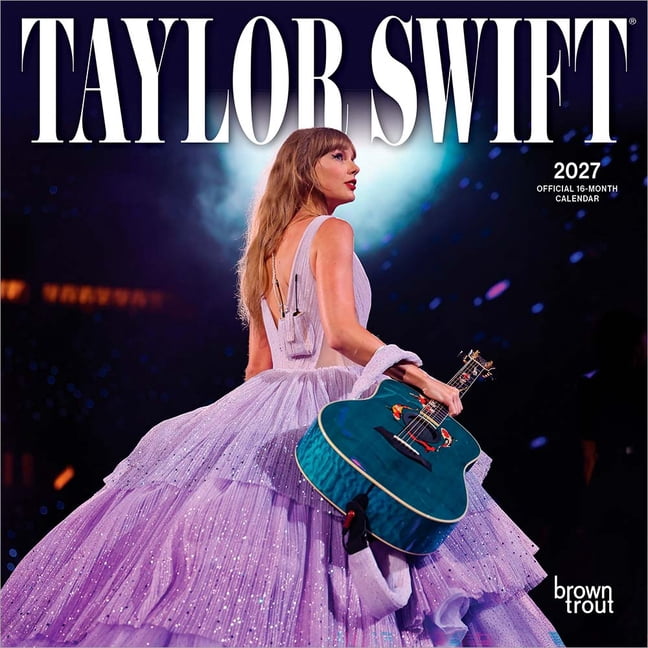 Taylor Swift Official 2027 7 X 14 Inch (Hanging) Monthly Mini Wall Calendar, (Paperback)