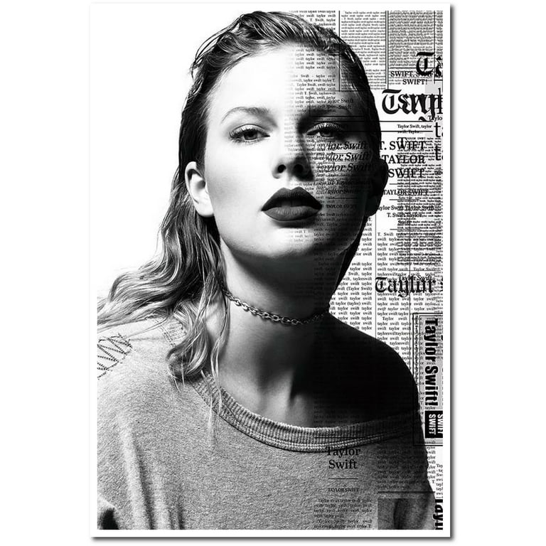 Taylor Swift Poster Reputation Music Album Posters & Prints Bedroom Decor  Silk Wall Art Gift Home Decor Unframe Poster 12x18-Inch 