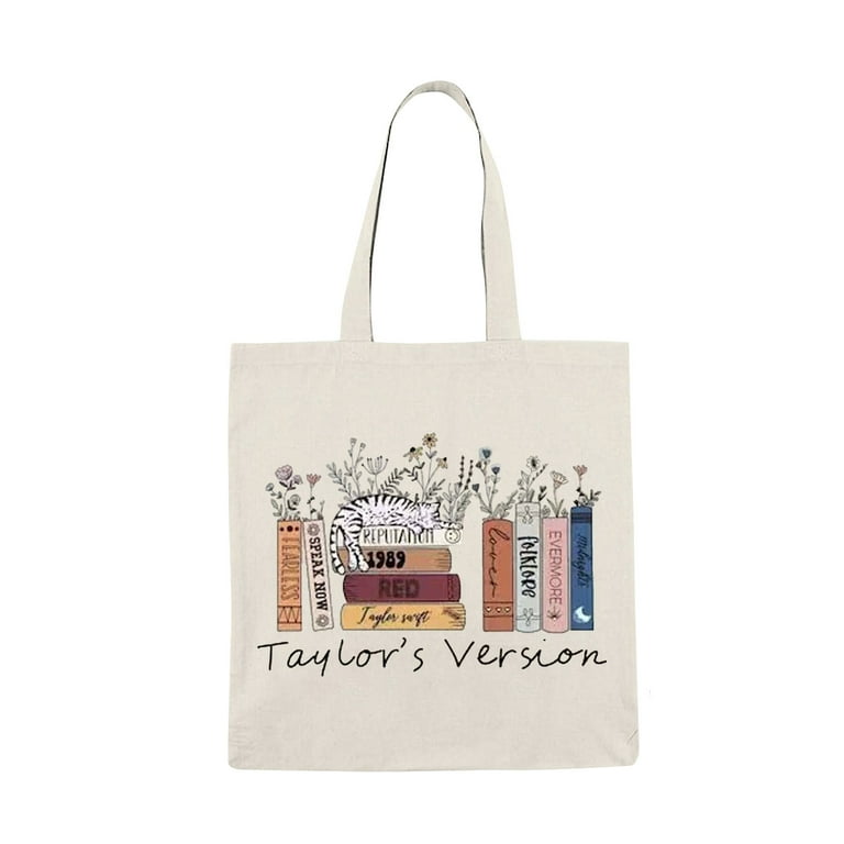 Taylor Swift,Taylor Swift Merch,Taylor Swift Bag,Men's And Women's Printed  Canvas Bags Tote Gifts 