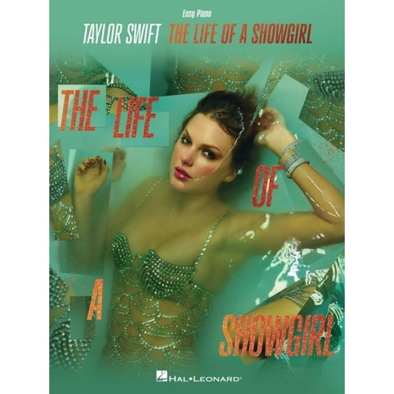 Taylor Swift - The Life of a Showgirl - Easy Piano with Lyrics Songbook, (Paperback)