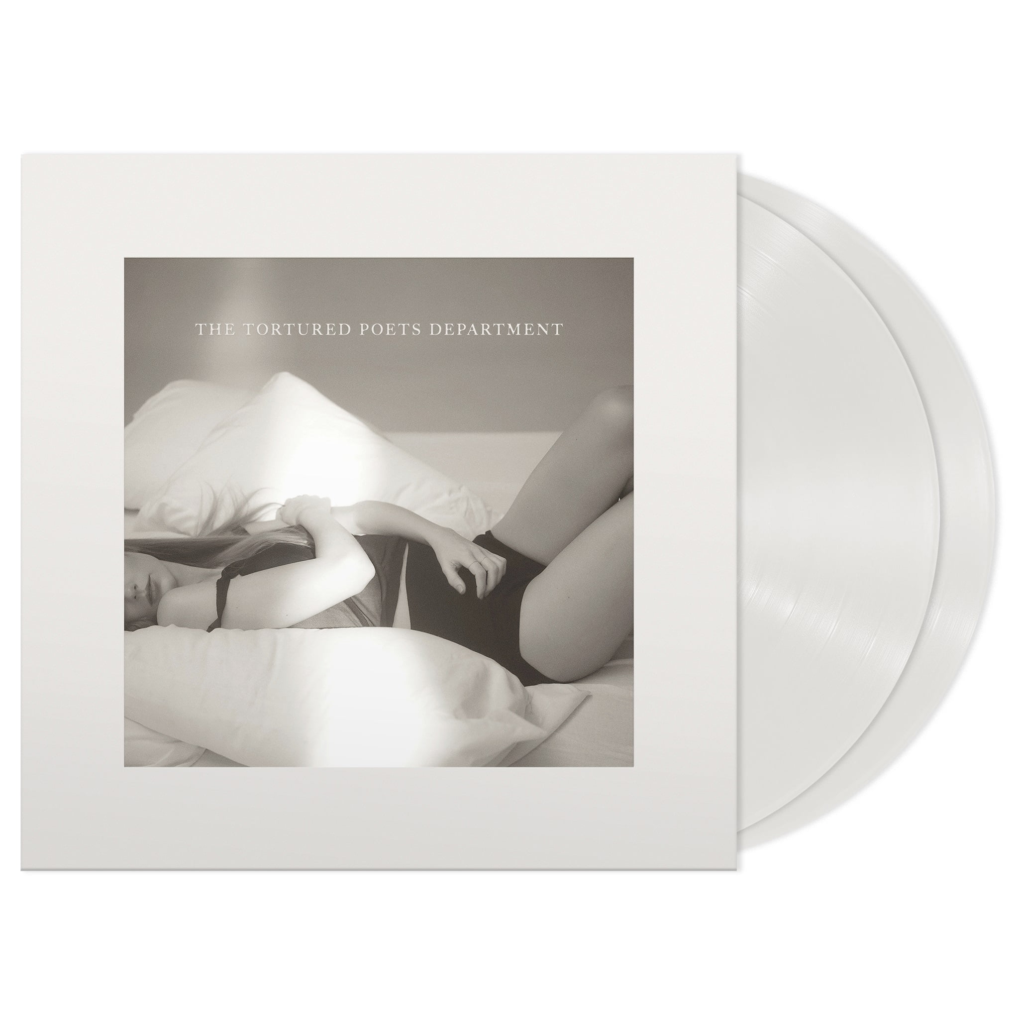 Taylor Swift - 11th Studio Album: The Tortured Poets [Ghosted White 2 LP] - Vinyl Music Performance 2024 Release