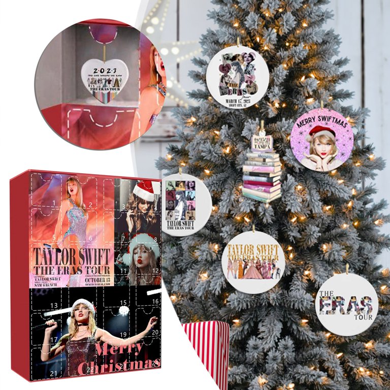 Taylor-Swifts Merch: 24 Pieces Taylor-Swifts Advent Calendar 2024 Christmas  Advent Countdown Decoration Gift Christmas Decoration and Keychain Surprise  Christmas Favor Countdown - Taylor-Swifts Gifts - Walmart.com
