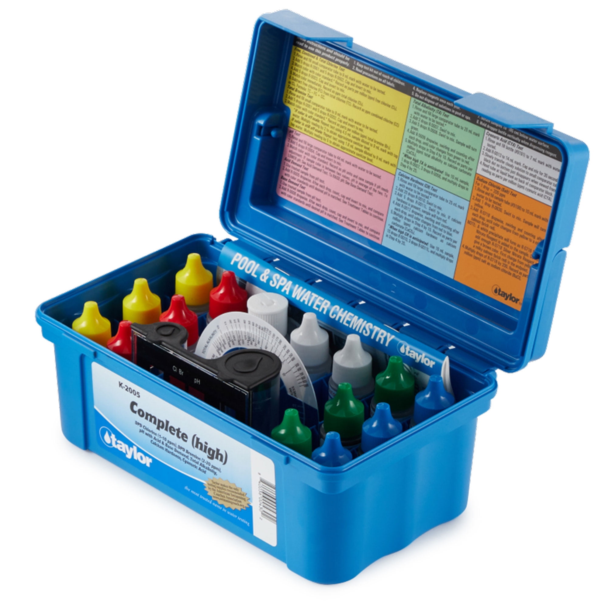 Taylor K-2005 Professional Pool Water Test Kit with Reagents