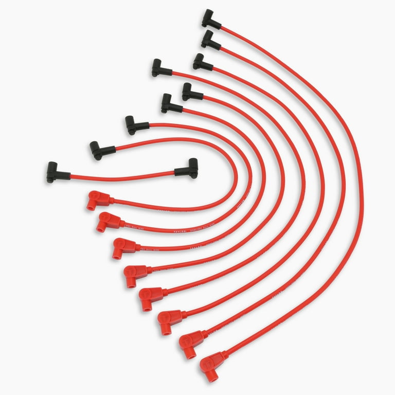 Taylor Cable Spark Plug Wire Set SBC 8mm Pro Race Red 76229 Taylor Cable Spark Plug Wire Set SBC 8mm Pro Race Red 76229