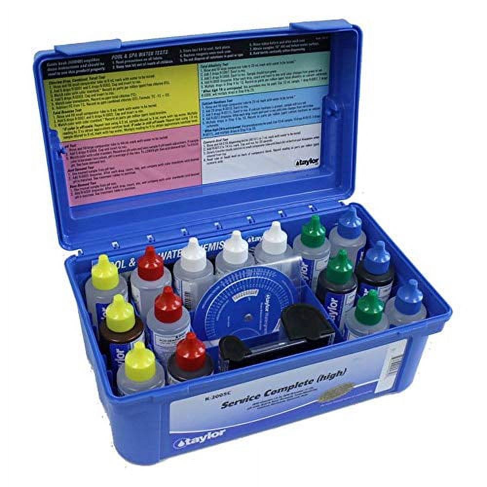 Taylor Technologies K2005C Service Complete Swimming Pool Test Kit