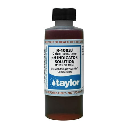 Taylor Technologies Phenol Red pH Indicator, 2 oz. R-1003J-C