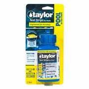 Taylor Technologies Pool Test Strips for Free Chlorine, pH, Alkalinity & CYA 50 Test Strips TTS1331