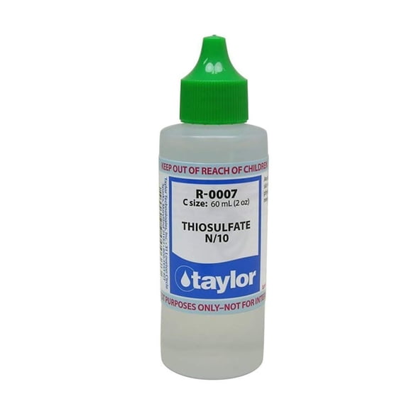 Taylor Technologies R-0007-C Thiosulfate No.7 N/10 2 OZ, Set of 4