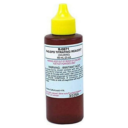 Taylor Technologies R-0871-C Fas-Dpd Titrating 2 Oz