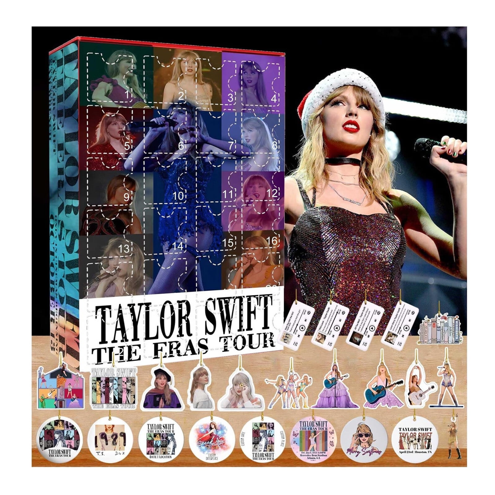  Taylor Swift 1989 Christmas Vacation Advent Calendar 2023,Taylor  Swift Advent Calendar 2023 for Adult Kids,24-Days Christmas Countdown  Calendar Jewelry Charm Bracelet Taylor Swift Gift Ideas 01 (A) : Home &  Kitchen