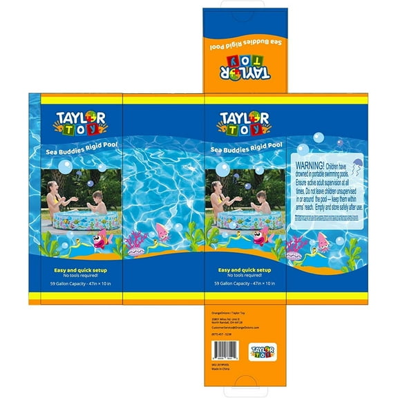 Taylor Toy Swimming Pool Sea Buddies