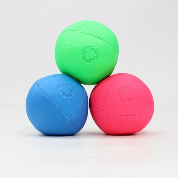 Taylor Tries Signature Pro Series Juggling Balls- Professional 8 Panel Ball with Drawstring Carry Bag - 110 grams, 67mm - Set of 3(Blue/Green/Pink)