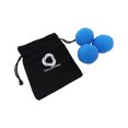 thumbnail image 1 of Taylor Tries Signature Pro Series Juggling Balls- Professional 8 Panel Ball with Drawstring Carry Bag - 110 grams, 67mm - Set of 3 (Blue), 1 of 4