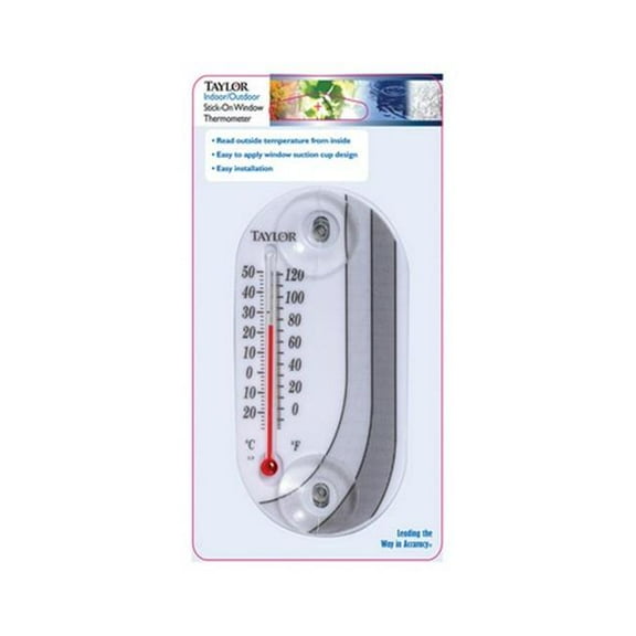 Taylor Tube Thermometer Plastic White 4 in.
