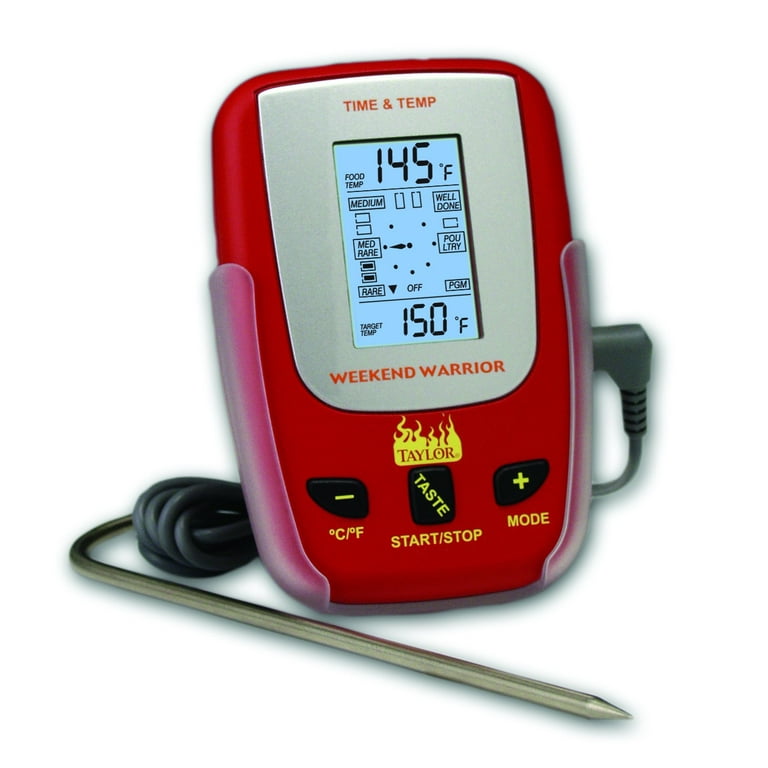 Taylor Digital Remote Probe Cooking Thermometer with Timer & 9