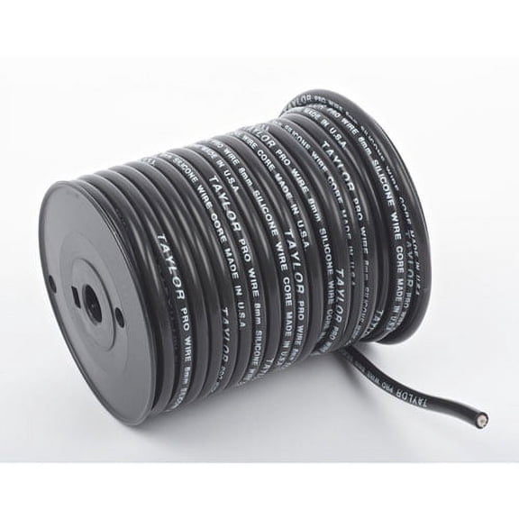 Taylor Wire / Vertex 35082 TAY35082 8MM PRO TCW 100 FT. SPOOL BLACK